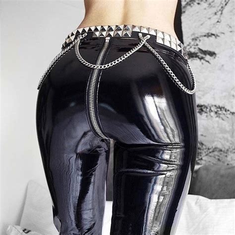 latex pants women's|latex pants with zipper.